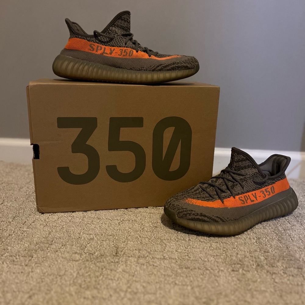 Yeezy Boost 350 V2 Black and Orange
